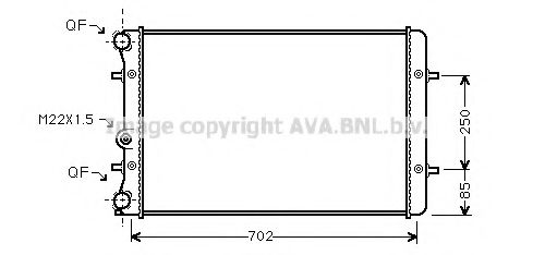 AVA QUALITY COOLING AI2129 Радиатор, охлаждение двигателя для AUDI TT (Ауди Тт) AVA QUALITY COOLING AI2129 Радиатор, охлаждение двигателя для AUDI TT (Ауди Тт)