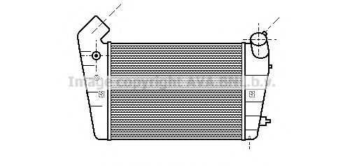 AVA QUALITY COOLING AI4103 Интеркулер для AUDI 100 (Ауди 100) AVA QUALITY COOLING AI4103 Интеркулер для AUDI 100 (Ауди 100)
