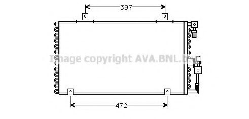 AVA QUALITY COOLING AI5106 Конденсатор, кондиционер для AUDI 80 (Ауди 80) AVA QUALITY COOLING AI5106 Конденсатор, кондиционер для AUDI 80 (Ауди 80)