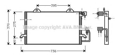 AVA QUALITY COOLING AI5118 Конденсатор, кондиционер для AUDI 90 (Ауди 90) AVA QUALITY COOLING AI5118 Конденсатор, кондиционер для AUDI 90 (Ауди 90)