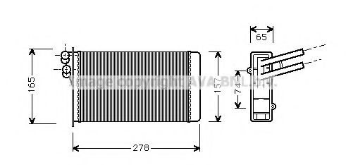 AVA QUALITY COOLING AI6097 Теплообменник, отопление салона для AUDI 90 (Ауди 90) AVA QUALITY COOLING AI6097 Теплообменник, отопление салона для AUDI 90 (Ауди 90)