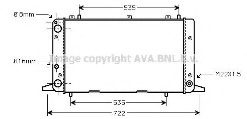 AVA QUALITY COOLING AIA2053 Радиатор, охлаждение двигателя для AUDI 100 (Ауди 100) AVA QUALITY COOLING AIA2053 Радиатор, охлаждение двигателя для AUDI 100 (Ауди 100)