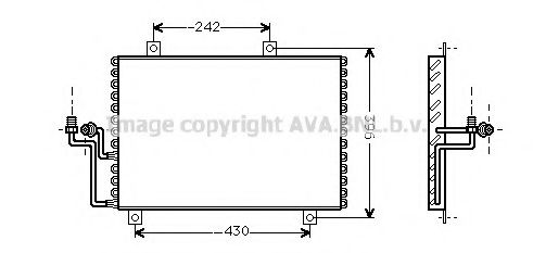 AVA QUALITY COOLING AL5062 Конденсатор, кондиционер для FIAT TEMPRA (Фиат Тэмпра) AVA QUALITY COOLING AL5062 Конденсатор, кондиционер для FIAT TEMPRA (Фиат Тэмпра)