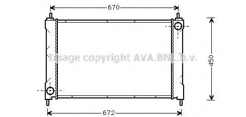 AVA QUALITY COOLING AU2077 Радиатор, охлаждение двигателя для ROVER (Ровер) AVA QUALITY COOLING AU2077 Радиатор, охлаждение двигателя для ROVER (Ровер)