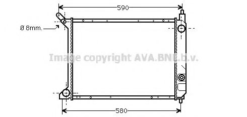 AVA QUALITY COOLING AU2095 Радиатор, охлаждение двигателя для ROVER (Ровер) AVA QUALITY COOLING AU2095 Радиатор, охлаждение двигателя для ROVER (Ровер)