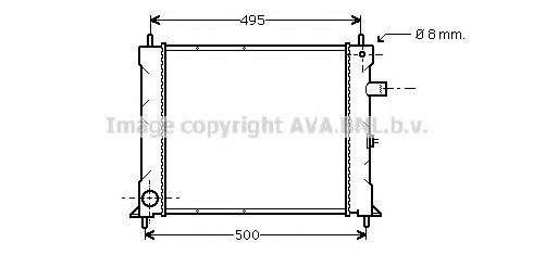 AVA QUALITY COOLING AU2097 Радиатор, охлаждение двигателя для ROVER 400 (Ровер 400) AVA QUALITY COOLING AU2097 Радиатор, охлаждение двигателя для ROVER 400 (Ровер 400)