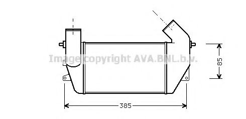 AVA QUALITY COOLING AU4128 Интеркулер для ROVER 400 (Ровер 400) AVA QUALITY COOLING AU4128 Интеркулер для ROVER 400 (Ровер 400)