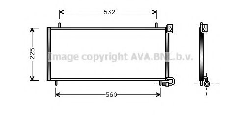 AVA QUALITY COOLING AU5115 Конденсатор, кондиционер для ROVER 400 (Ровер 400) AVA QUALITY COOLING AU5115 Конденсатор, кондиционер для ROVER 400 (Ровер 400)
