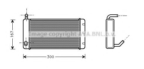 AVA QUALITY COOLING AU6059 Теплообменник, отопление салона для ROVER 2000-3500 (Ровер 2000-3500) AVA QUALITY COOLING AU6059 Теплообменник, отопление салона для ROVER 2000-3500 (Ровер 2000-3500)