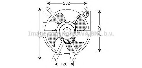 AVA QUALITY COOLING AU7503 Вентилятор, охлаждение двигателя для ROVER 400 (Ровер 400) AVA QUALITY COOLING AU7503 Вентилятор, охлаждение двигателя для ROVER 400 (Ровер 400)