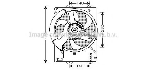 AVA QUALITY COOLING AU7504 Вентилятор, охлаждение двигателя для ROVER 400 (Ровер 400) AVA QUALITY COOLING AU7504 Вентилятор, охлаждение двигателя для ROVER 400 (Ровер 400)