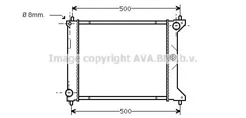 AVA QUALITY COOLING AUA2096 Радиатор, охлаждение двигателя для ROVER (Ровер) AVA QUALITY COOLING AUA2096 Радиатор, охлаждение двигателя для ROVER (Ровер)