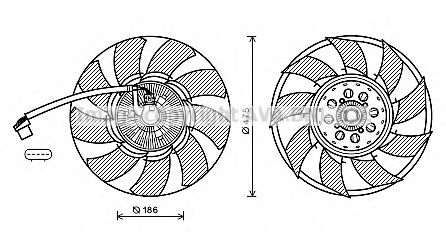 AVA QUALITY COOLING AUC212 Сцепление, вентилятор радиатора для LAND ROVER DISCOVERY III (Ленд ровер/лэнд ровер Дискавери 3) AVA QUALITY COOLING AUC212 Сцепление, вентилятор радиатора для LAND ROVER DISCOVERY III (Ленд ровер/лэнд ровер Дискавери 3)