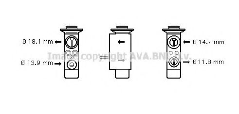 AVA QUALITY COOLING BW1085 Расширительный клапан, кондиционер для MINI CROSSOVER (Мини Cроссоvэр) AVA QUALITY COOLING BW1085 Расширительный клапан, кондиционер для MINI CROSSOVER (Мини Cроссоvэр)