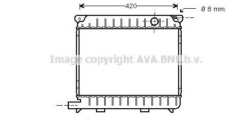 AVA QUALITY COOLING BW2013 Радиатор, охлаждение двигателя для BMW 3 (Бмв 3) AVA QUALITY COOLING BW2013 Радиатор, охлаждение двигателя для BMW 3 (Бмв 3)