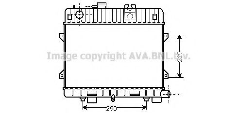 AVA QUALITY COOLING BW2032 Радиатор, охлаждение двигателя для BMW 3 (Бмв 3) AVA QUALITY COOLING BW2032 Радиатор, охлаждение двигателя для BMW 3 (Бмв 3)