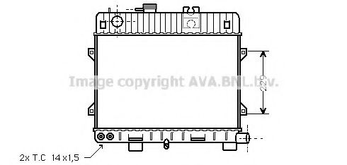 AVA QUALITY COOLING BW2052 Радиатор, охлаждение двигателя для BMW 3 (Бмв 3) AVA QUALITY COOLING BW2052 Радиатор, охлаждение двигателя для BMW 3 (Бмв 3)