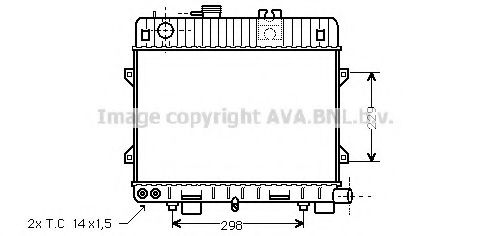 AVA QUALITY COOLING BW2067 Радиатор, охлаждение двигателя для BMW 3 (Бмв 3) AVA QUALITY COOLING BW2067 Радиатор, охлаждение двигателя для BMW 3 (Бмв 3)