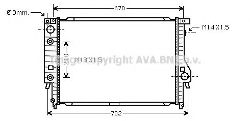 AVA QUALITY COOLING BW2092 Радиатор, охлаждение двигателя для BMW 7 (Бмв 7) AVA QUALITY COOLING BW2092 Радиатор, охлаждение двигателя для BMW 7 (Бмв 7)