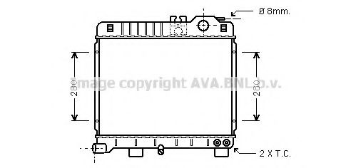 AVA QUALITY COOLING BW2151 Радиатор, охлаждение двигателя для BMW 3 (Бмв 3) AVA QUALITY COOLING BW2151 Радиатор, охлаждение двигателя для BMW 3 (Бмв 3)