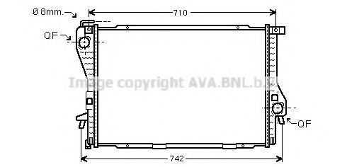 AVA QUALITY COOLING BW2235 Радиатор, охлаждение двигателя для BMW Z8 (Бмв З8) AVA QUALITY COOLING BW2235 Радиатор, охлаждение двигателя для BMW Z8 (Бмв З8)