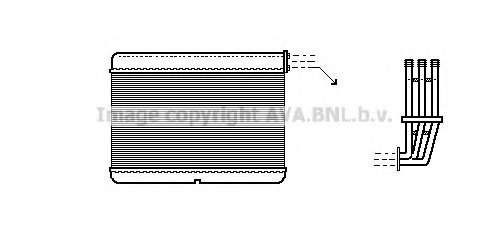AVA QUALITY COOLING BW6188 Теплообменник, отопление салона для BMW 7 (Бмв 7) AVA QUALITY COOLING BW6188 Теплообменник, отопление салона для BMW 7 (Бмв 7)