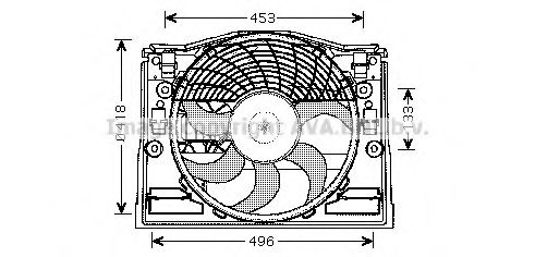 AVA QUALITY COOLING BW7514 Вентилятор, охлаждение двигателя для BMW (Бмв) AVA QUALITY COOLING BW7514 Вентилятор, охлаждение двигателя для BMW (Бмв)