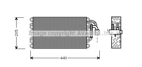 AVA QUALITY COOLING BWV003 Испаритель, кондиционер для BMW 7 (Бмв 7) AVA QUALITY COOLING BWV003 Испаритель, кондиционер для BMW 7 (Бмв 7)
