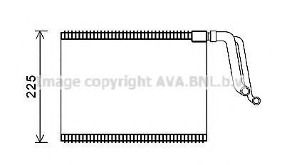 AVA QUALITY COOLING BWV500 Испаритель, кондиционер для BMW 2 (Бмв 2) AVA QUALITY COOLING BWV500 Испаритель, кондиционер для BMW 2 (Бмв 2)