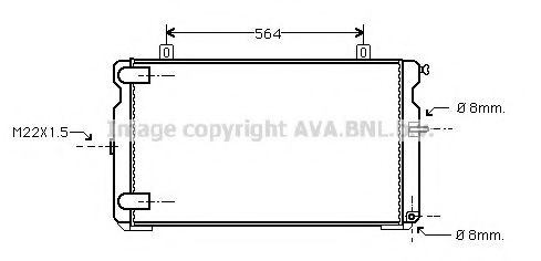 AVA QUALITY COOLING CN2008 Радиатор, охлаждение двигателя для CITROëN (Cитроëн) AVA QUALITY COOLING CN2008 Радиатор, охлаждение двигателя для CITROëN (Cитроëн)