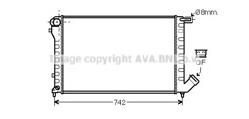 AVA QUALITY COOLING CN2195 Радиатор, охлаждение двигателя для PEUGEOT (Пежо) AVA QUALITY COOLING CN2195 Радиатор, охлаждение двигателя для PEUGEOT (Пежо)