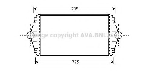 AVA QUALITY COOLING CN4086 Интеркулер для CITROËN EVASION (CитроËн Эвазион) AVA QUALITY COOLING CN4086 Интеркулер для CITROËN EVASION (CитроËн Эвазион)
