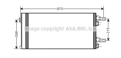 AVA QUALITY COOLING CN5246 Конденсатор, кондиционер для CITROëN (Cитроëн) AVA QUALITY COOLING CN5246 Конденсатор, кондиционер для CITROëN (Cитроëн)