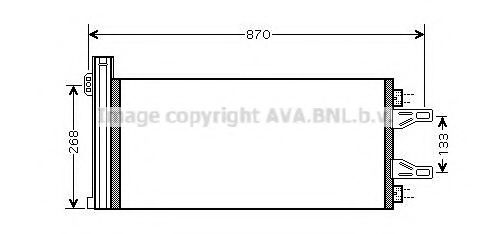 AVA QUALITY COOLING CN5248D Конденсатор, кондиционер для CITROëN (Cитроëн) AVA QUALITY COOLING CN5248D Конденсатор, кондиционер для CITROëN (Cитроëн)