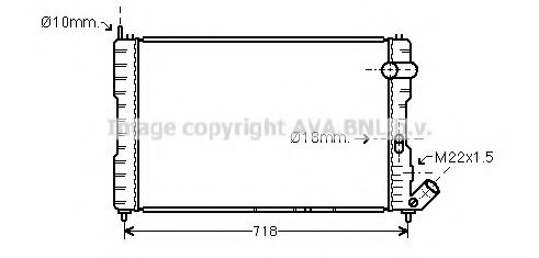 AVA QUALITY COOLING CNA2037 Радиатор, охлаждение двигателя для CITROëN (Cитроëн) AVA QUALITY COOLING CNA2037 Радиатор, охлаждение двигателя для CITROëN (Cитроëн)