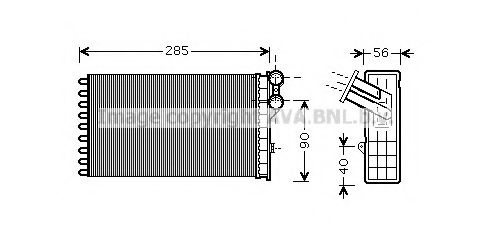 AVA QUALITY COOLING CNA6239 Теплообменник, отопление салона для CITROËN C4 I (CитроËн С4 и) AVA QUALITY COOLING CNA6239 Теплообменник, отопление салона для CITROËN C4 I (CитроËн С4 и)