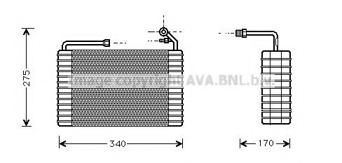 AVA QUALITY COOLING CTV001 Испаритель, кондиционер для CHEVROLET (Шевроле) AVA QUALITY COOLING CTV001 Испаритель, кондиционер для CHEVROLET (Шевроле)