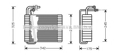 AVA QUALITY COOLING CTV004 Испаритель, кондиционер для BUICK (Бьюик) AVA QUALITY COOLING CTV004 Испаритель, кондиционер для BUICK (Бьюик)