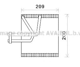 AVA QUALITY COOLING CTV045 Испаритель, кондиционер для CHEVROLET (Шевроле) AVA QUALITY COOLING CTV045 Испаритель, кондиционер для CHEVROLET (Шевроле)