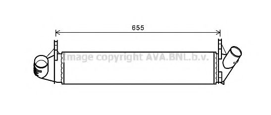 AVA QUALITY COOLING DAA4006 Интеркулер для DACIA SANDERO (Дача Сандэро) AVA QUALITY COOLING DAA4006 Интеркулер для DACIA SANDERO (Дача Сандэро)