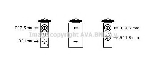 AVA QUALITY COOLING DN1258 Расширительный клапан, кондиционер для NISSAN MICRA III (Ниссан Микра 3) AVA QUALITY COOLING DN1258 Расширительный клапан, кондиционер для NISSAN MICRA III (Ниссан Микра 3)