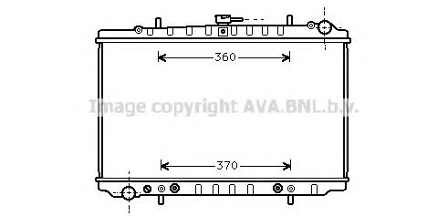 AVA QUALITY COOLING DN2034 Радиатор, охлаждение двигателя для NISSAN (Ниссан) AVA QUALITY COOLING DN2034 Радиатор, охлаждение двигателя для NISSAN (Ниссан)