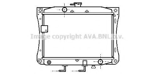 AVA QUALITY COOLING DN2056 Радиатор, охлаждение двигателя 