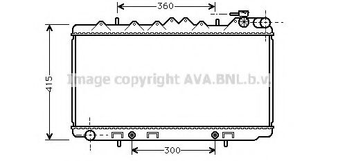 AVA QUALITY COOLING DN2093 Радиатор, охлаждение двигателя для NISSAN PRIMERA (Ниссан Примера) AVA QUALITY COOLING DN2093 Радиатор, охлаждение двигателя для NISSAN PRIMERA (Ниссан Примера)