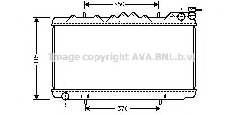 AVA QUALITY COOLING DN2094 Радиатор, охлаждение двигателя для NISSAN PRIMERA (Ниссан Примера) AVA QUALITY COOLING DN2094 Радиатор, охлаждение двигателя для NISSAN PRIMERA (Ниссан Примера)