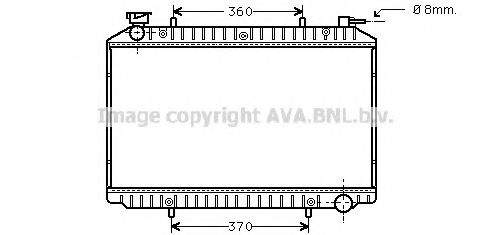 AVA QUALITY COOLING DN2206 Радиатор, охлаждение двигателя для NISSAN (Ниссан) AVA QUALITY COOLING DN2206 Радиатор, охлаждение двигателя для NISSAN (Ниссан)