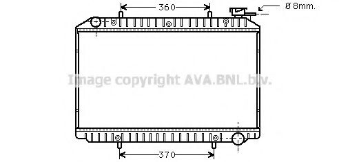 AVA QUALITY COOLING DN2214 Радиатор, охлаждение двигателя для NISSAN (Ниссан) AVA QUALITY COOLING DN2214 Радиатор, охлаждение двигателя для NISSAN (Ниссан)