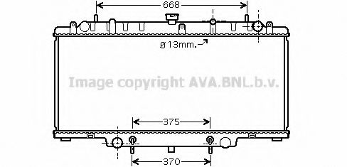 AVA QUALITY COOLING DN2264 Радиатор, охлаждение двигателя для NISSAN (Ниссан) AVA QUALITY COOLING DN2264 Радиатор, охлаждение двигателя для NISSAN (Ниссан)