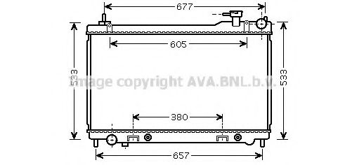 AVA QUALITY COOLING DN2304 Радиатор, охлаждение двигателя для INFINITI (Инфинити) AVA QUALITY COOLING DN2304 Радиатор, охлаждение двигателя для INFINITI (Инфинити)