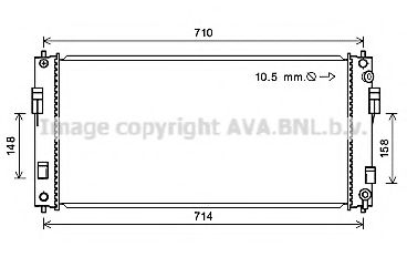 AVA QUALITY COOLING DN2391 Радиатор, охлаждение двигателя для NISSAN LEAF (Ниссан Лэаф) AVA QUALITY COOLING DN2391 Радиатор, охлаждение двигателя для NISSAN LEAF (Ниссан Лэаф)